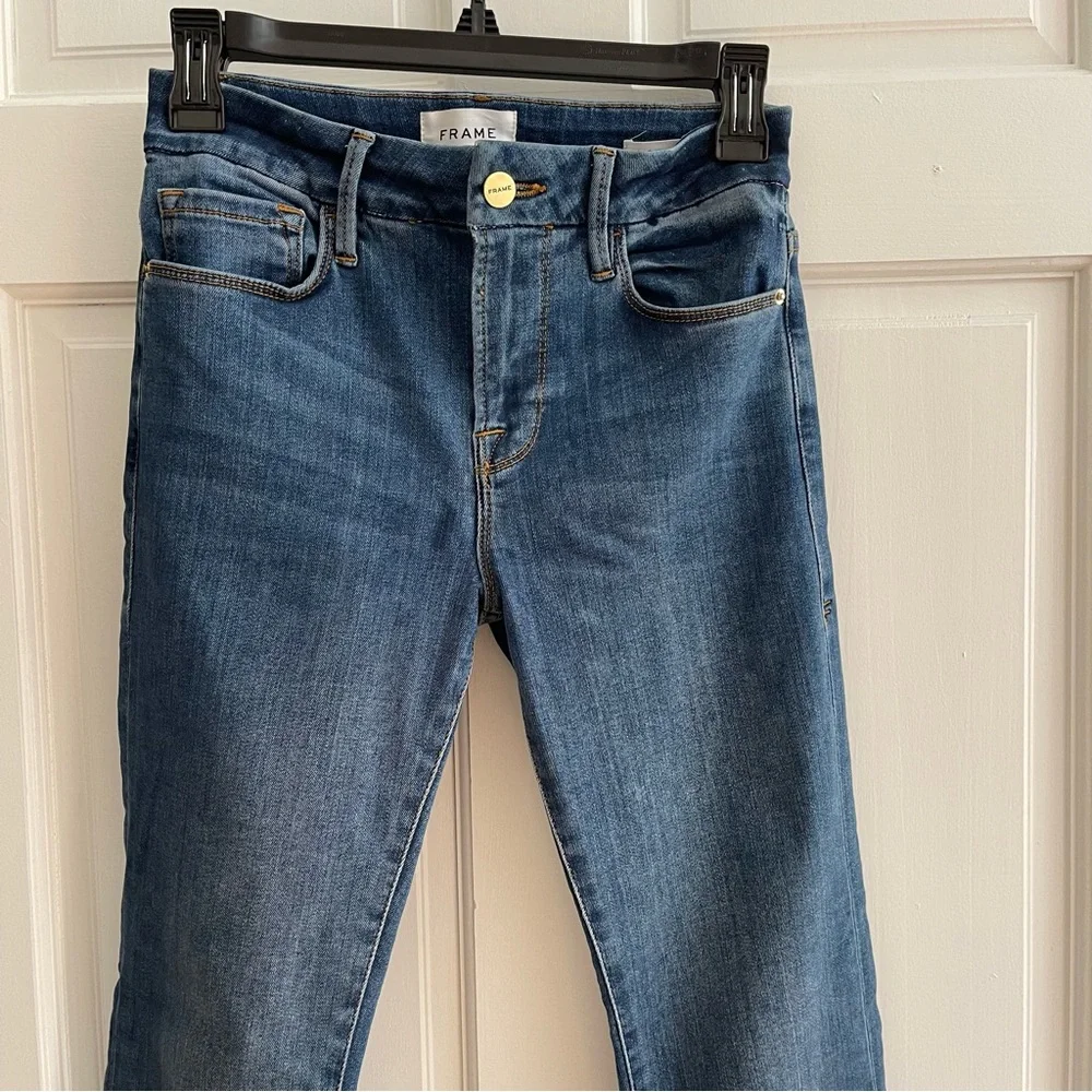 Frame Denim Le Crop Mini Boot flare Jeans Women’s Size 25 - Picture 3 of 13